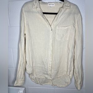 Cloth and Stone 100% linen button down/cover up